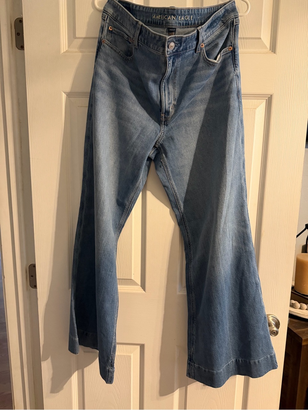 American Eagle Stretch High Waisted Flare Jeans